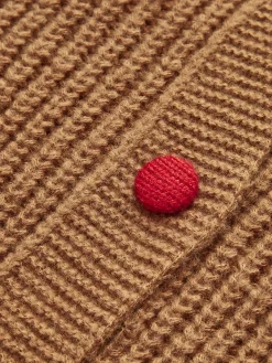 Hot Strawberry Embroiled Button Cardigan Cardigans|Sweaters & Cardigans