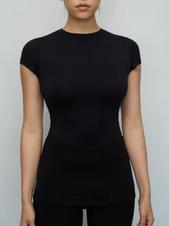 Outlet Stretch Crew Neck T-Shirt T-shirts|Tops