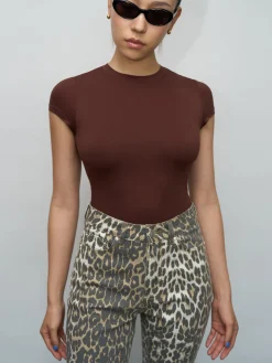 Outlet Stretch Crew Neck T-Shirt T-shirts|Tops