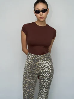 Outlet Stretch Crew Neck T-Shirt T-shirts|Tops