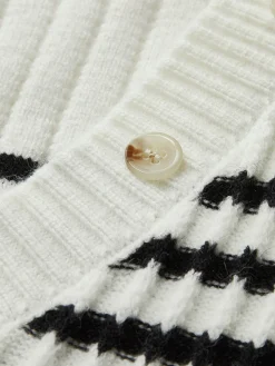 Online Stripe Panel Sweater Vest Sweater Vests|Sweaters & Cardigans