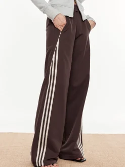 Hot Striped Patchwork Elastic Waist Pants Pants|Bottoms