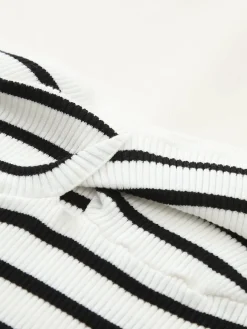 Sale Striped Twist Detail Tube Top Tank Tops & Camis|Tops