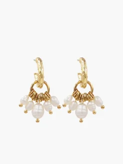 Sale Stylish Metal Pearl Tassel Earrings Earrings|Accessories