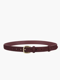 Best Suede Buckle Slim Belt Belts & Chain|Accessories