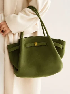 Clearance Suede Pleated Top Handle Bag Bags|Accessories