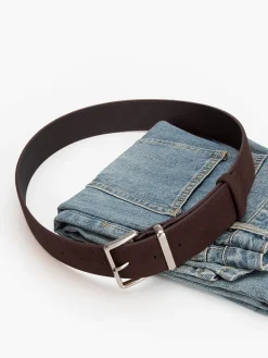 Discount Suede Wide Buckle Belt Belts & Chain|Accessories