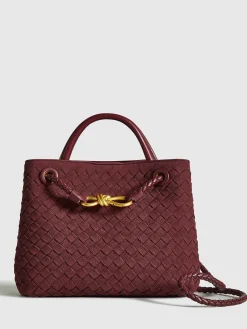 Discount Suede Woven Tote Bag Bags|Accessories