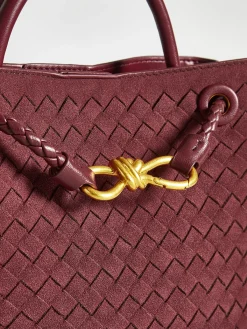 Discount Suede Woven Tote Bag Bags|Accessories