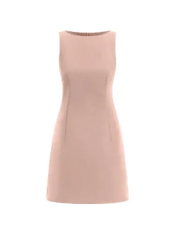 Outlet Suiting Sleeveless Short Dress White Dresses|Black Dresses