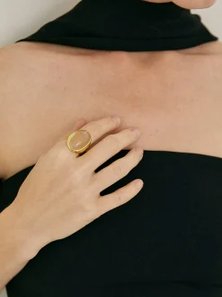 Online Sunshine Yellow Crystal Ring Rings & Bracelets|Accessories
