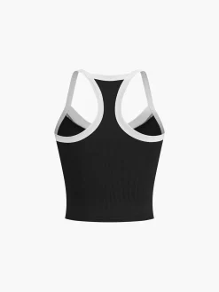 Online Sweetheart Neck Contrast Tank Top Tank Tops & Camis|Tops