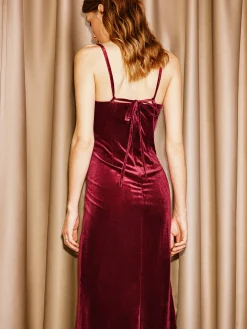 Hot Sweetheart Velvet Cami Dress Dresses