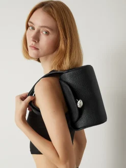 Sale Textured Buckle Flap Handbag Bags|Accessories