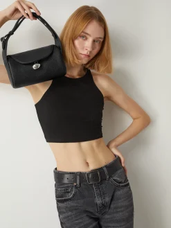 Sale Textured Buckle Flap Handbag Bags|Accessories