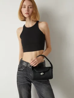 Sale Textured Buckle Flap Handbag Bags|Accessories