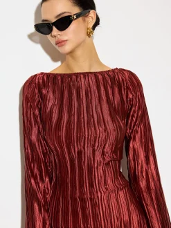 Discount Textured Slim Short Dress Dresses