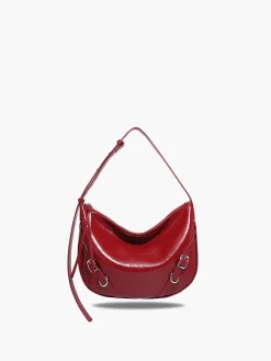Hot Textu Zipper Shoulder Bag Bags|Accessories