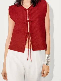 Best Tie Front Sweater Vest Sweater Vests|Sweaters & Cardigans