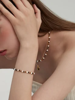 Tiger Eye Stone Beaded Bracelet Rings & Bracelets|Accessories