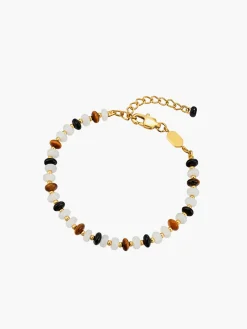 Tiger Eye Stone Beaded Bracelet Rings & Bracelets|Accessories