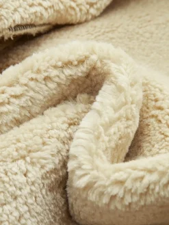 Clearance Too Blessed Sherpa Lined Shearling Leather Flight Jacket Outerwear|Jackets