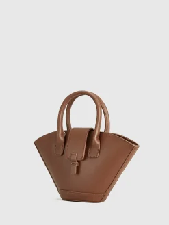 Top Handle Basket Bag Bags|Accessories