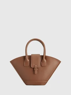 Top Handle Basket Bag Bags|Accessories
