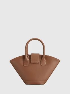 Top Handle Basket Bag Bags|Accessories
