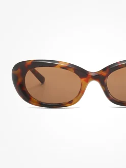 Hot Tortoiseshell Rounded Sunglasses Sunglasses|Accessories