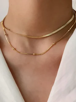 New Tranquility Double Layers Necklace Necklaces|Accessories