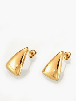 Online Triangle Stud Drop Earrings Earrings|Accessories