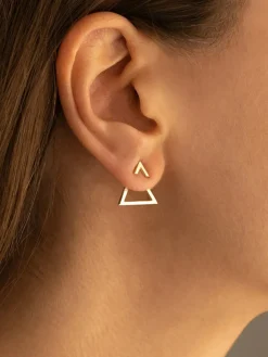 Online Triangle Stud Earrings Earrings|Accessories