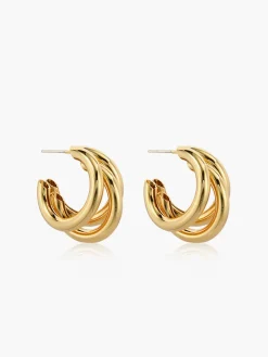 Discount Triple en Hoop Stud Earrings Earrings|Accessories