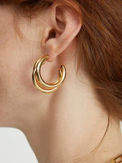 Discount Triple en Hoop Stud Earrings Earrings|Accessories