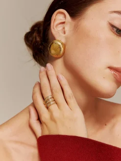 Outlet Triple-Layer Snake Spiral Ring Rings & Bracelets|Accessories