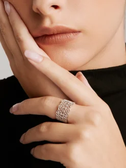Sale Tunnel Metal Lace Open Ring Rings & Bracelets|Accessories
