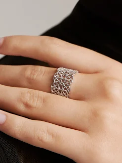 Sale Tunnel Metal Lace Open Ring Rings & Bracelets|Accessories