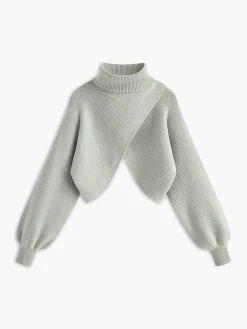 Hot Turtleneck Batwing Sleeve Sweater Sweater Tops|Sweaters & Cardigans