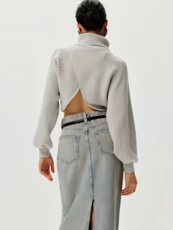 Hot Turtleneck Batwing Sleeve Sweater Sweater Tops|Sweaters & Cardigans