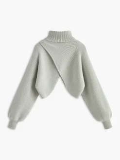 Hot Turtleneck Batwing Sleeve Sweater Sweater Tops|Sweaters & Cardigans