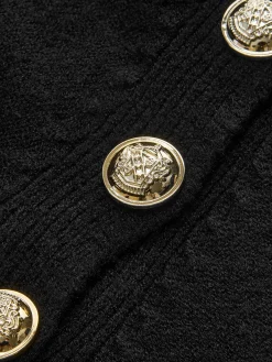 Hot Turtleneck Button Belted Sweater Dress Black Dresses|Sweater Dresses