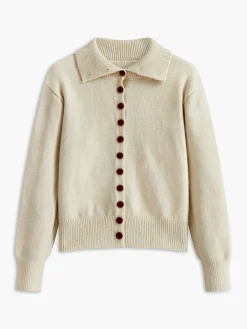 Best Turtleneck Contrast Button Cardigan Cardigans|Sweaters & Cardigans
