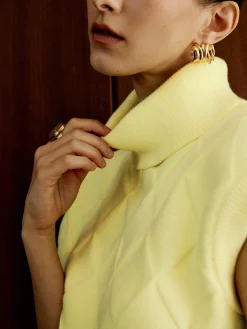New Turtleneck Diamond Sweater Vest Sweater Vests|Sweaters & Cardigans