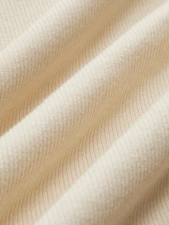 Online Turtleneck Ribbed Ruffle Sleeve Blouse Blouses & Shirts|Tops
