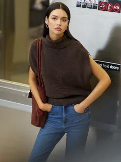 Best Turtleneck Shrug Sweater Vest Sweater Vests|Sweaters & Cardigans