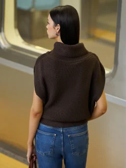 Best Turtleneck Shrug Sweater Vest Sweater Vests|Sweaters & Cardigans