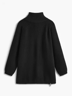 New Turtleneck Side Zipper Knit Top Sweater Tops|Sweaters & Cardigans