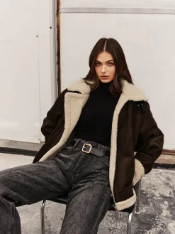 Sale Turtleneck Zipper Fleece Jacket Outerwear|Jackets