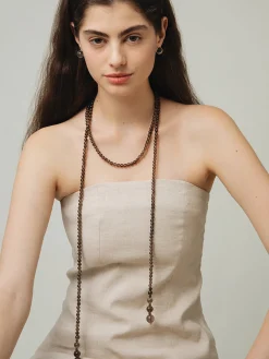 New Twinkling Light Gemstone Necklace Necklaces|Accessories